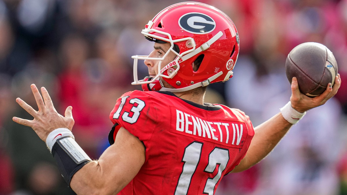 Georgia Bulldogs quarterback Stetson Bennett
