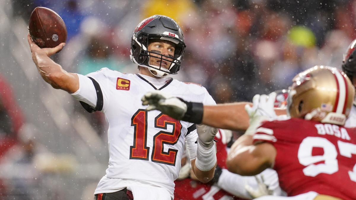 Tampa Bay Buccaneers quarterback Tom Brady