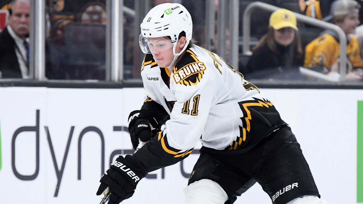 Boston Bruins forward Trent Frederic