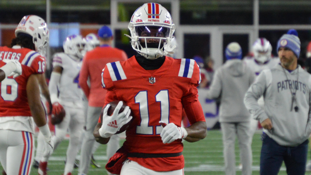 New England Patriots wide receiver Tyquan Thornton