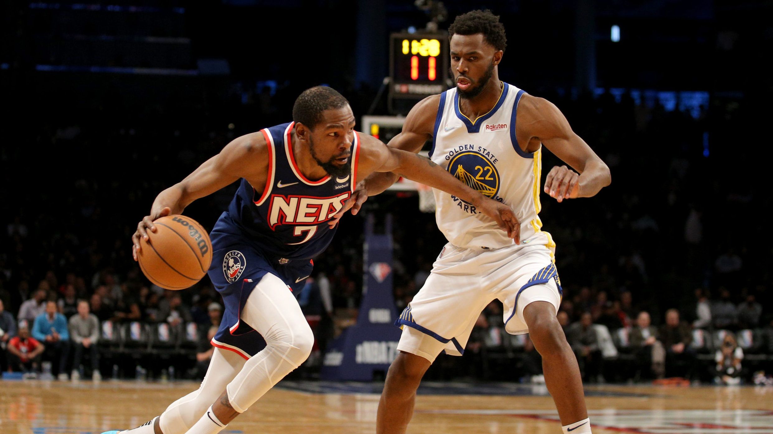 NBA: Golden State Warriors at Brooklyn Nets
