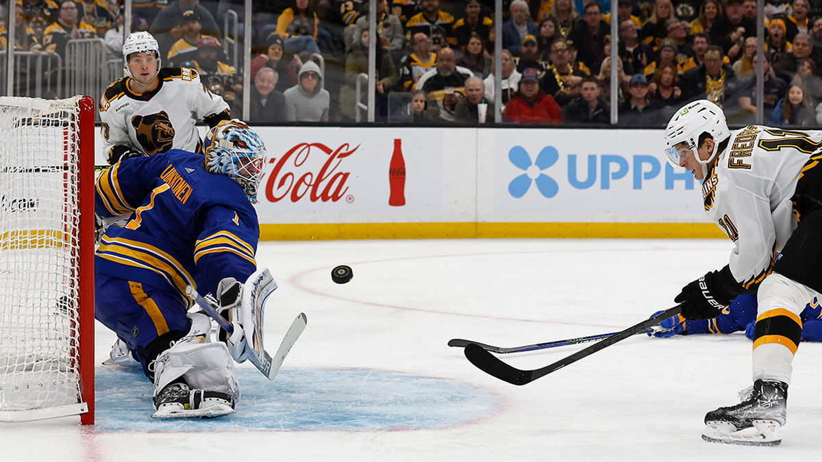 Buffalo Sabres goaltender Ukko-Pekka Luukkonen