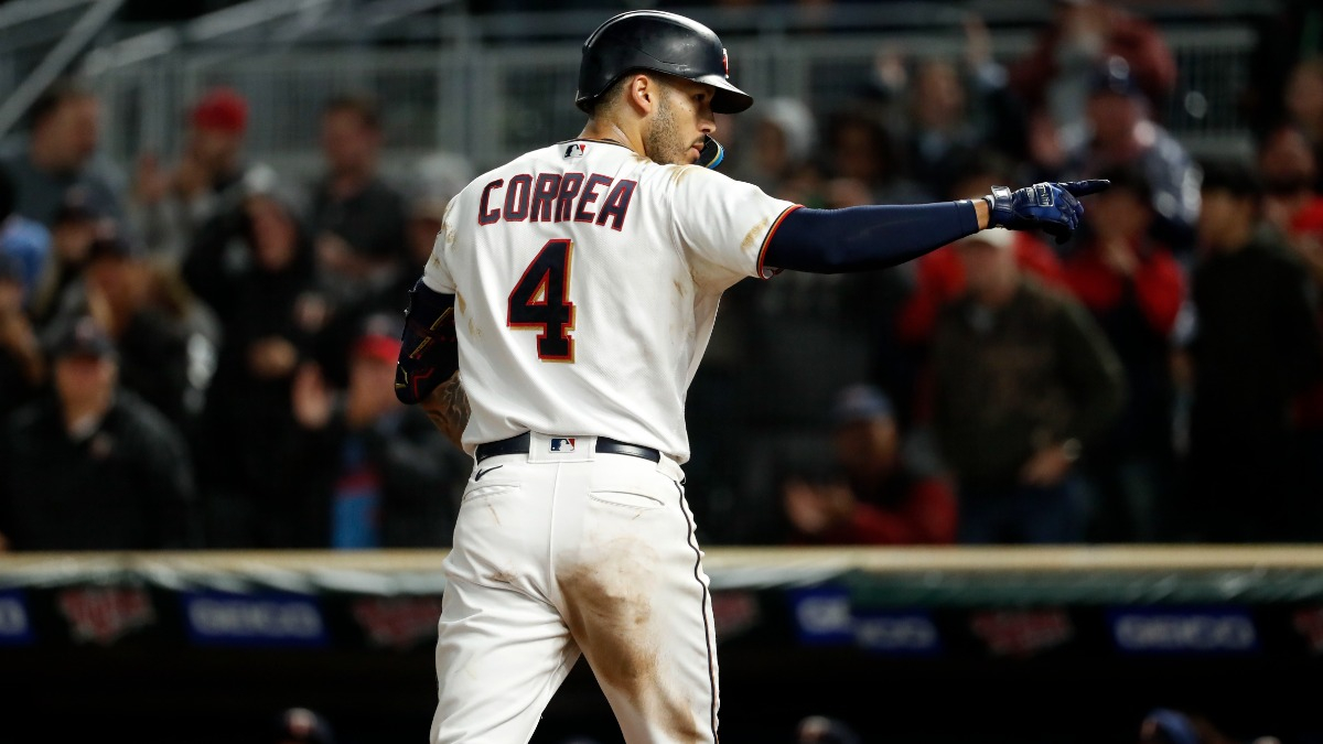 New York Mets infielder Carlos Correa