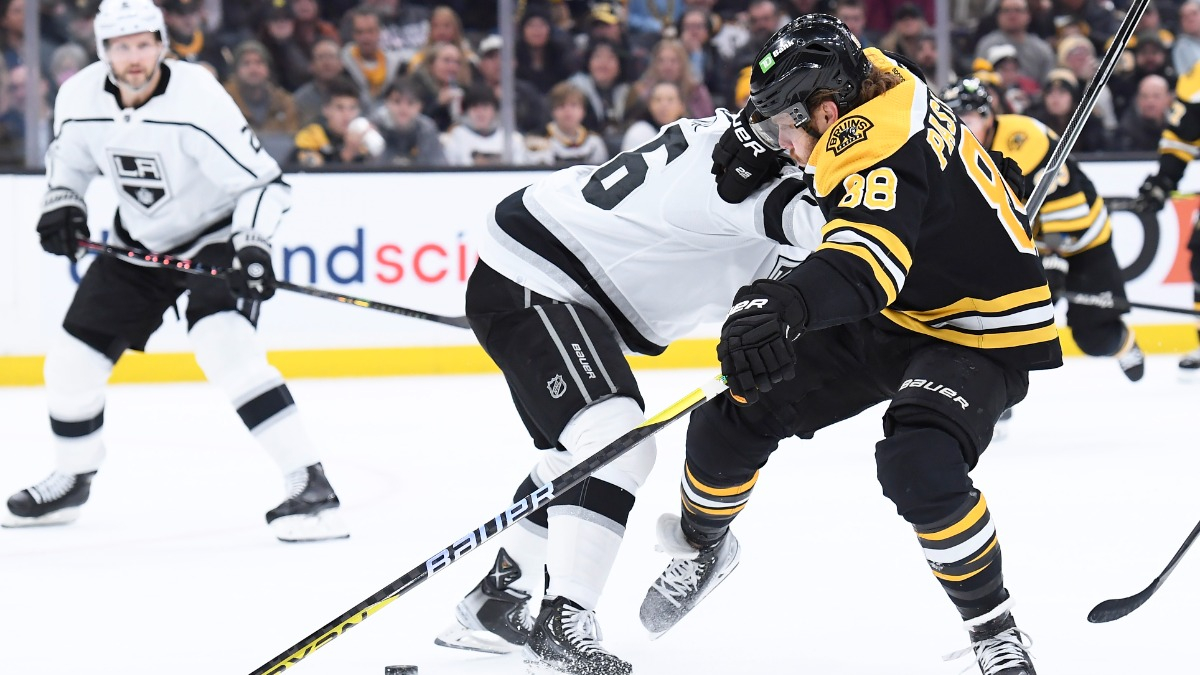 Boston Bruins forward David Pastrnak