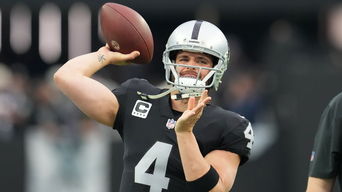 Las Vegas Raiders quarterback Derek Carr