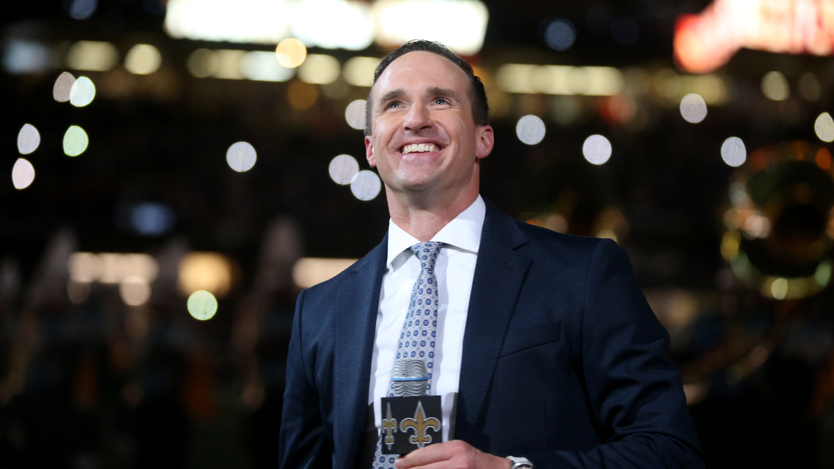 Former NFL quarterback Drew Brees