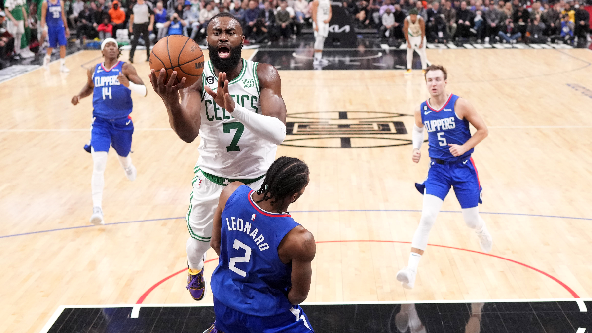 Boston Celtics guard Jaylen Brown