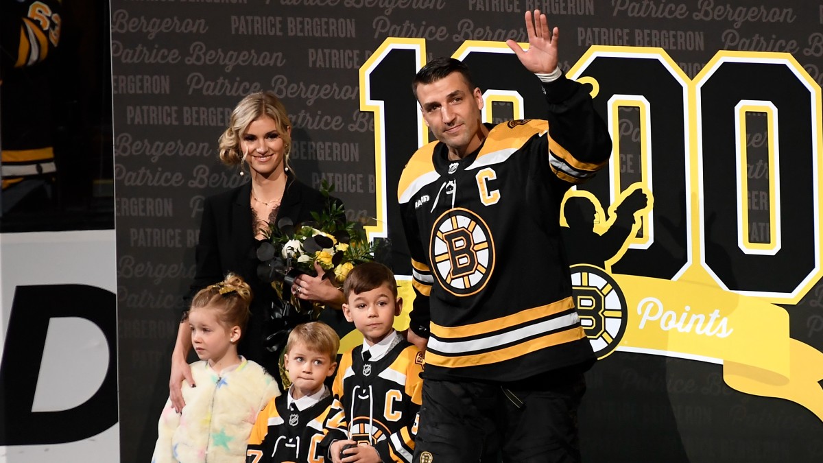 Boston Bruins center Patrice Bergeron