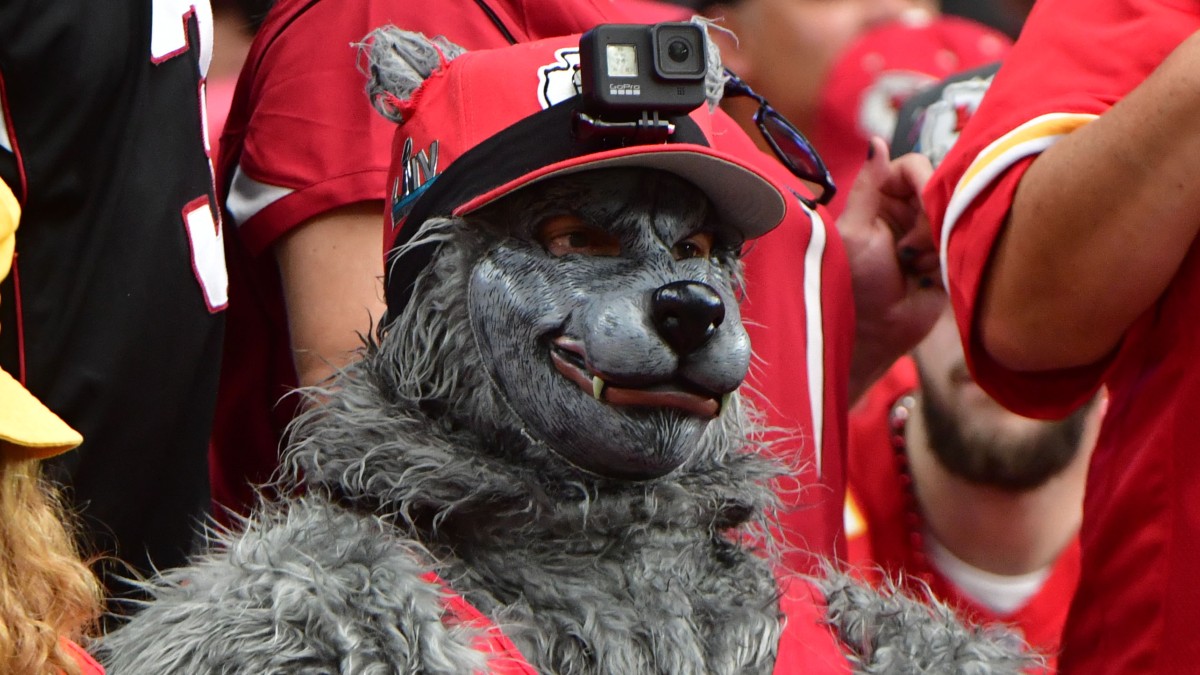 Kansas City Chiefs fan Xaviar Babudar