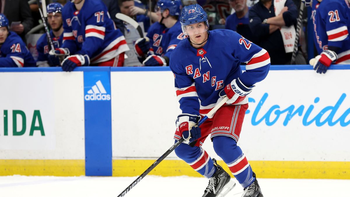 New York Rangers defenseman Adam Fox
