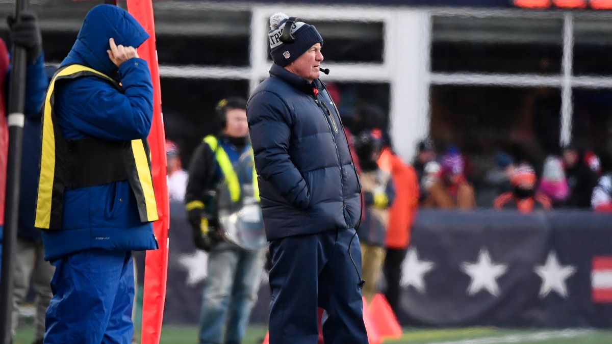 New England Patriots head coach Bill Belichick