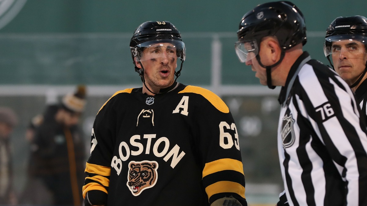 Boston Bruins forward Brad Marchand