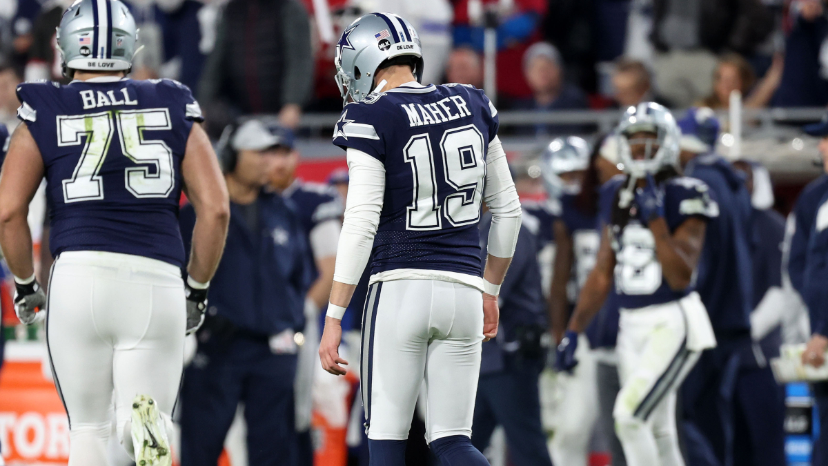 Dallas Cowboys kicker Brett Maher