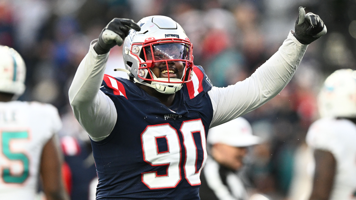 New England Patriots defensive lineman Christian Barmore
