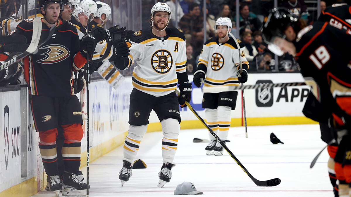 Boston bruins forward David Pastrnak