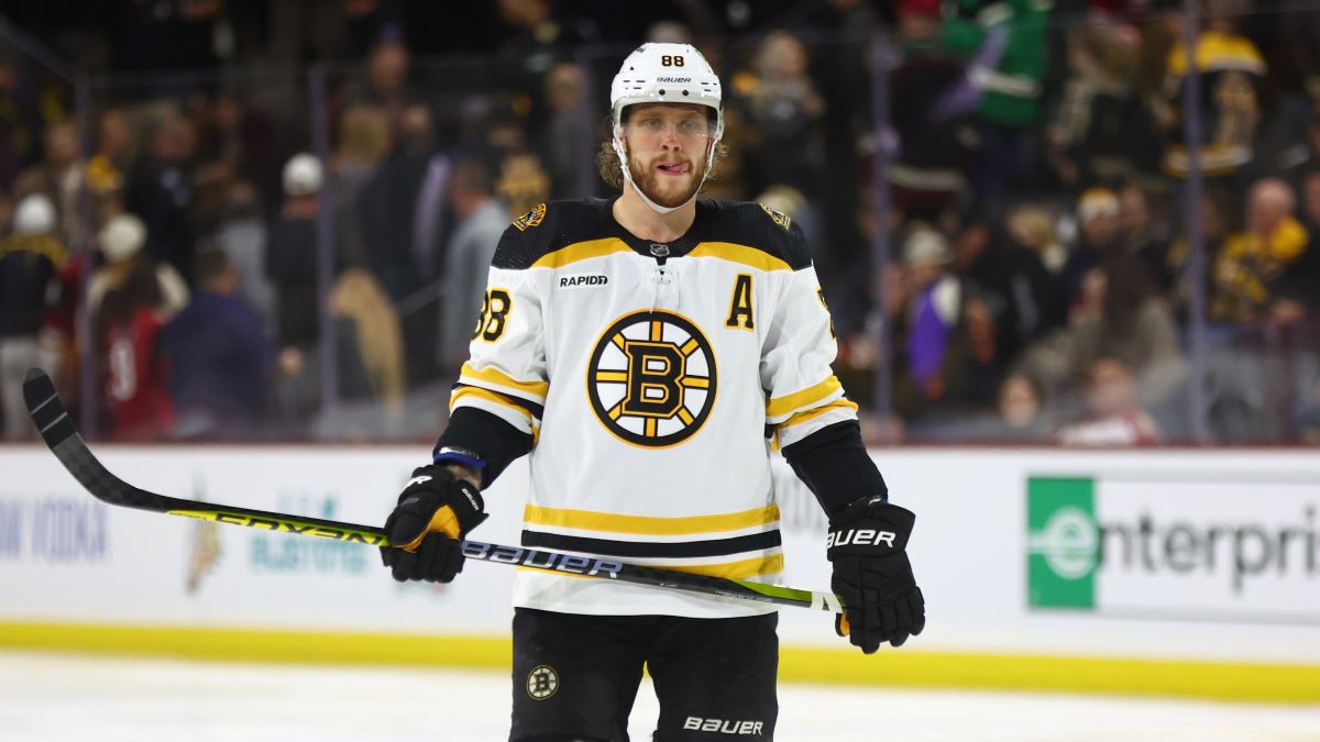 Boston Bruins forward David Pastrnak