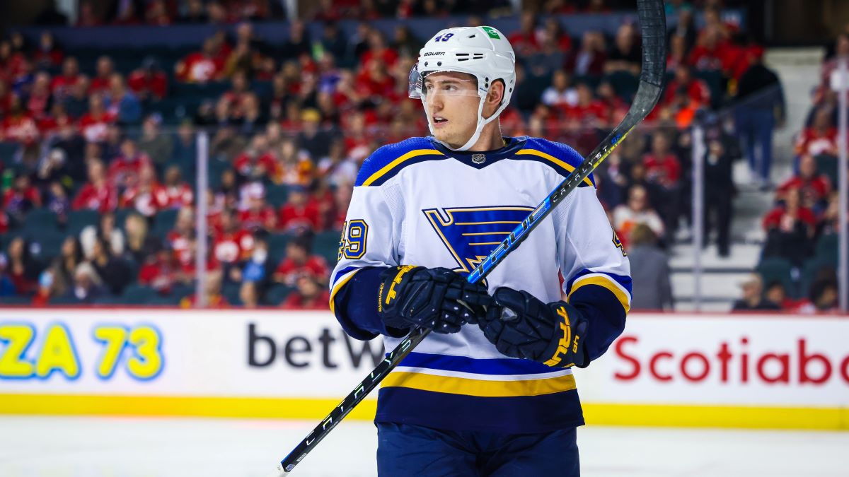 St. Louis Blues forward Ivan Barbashev