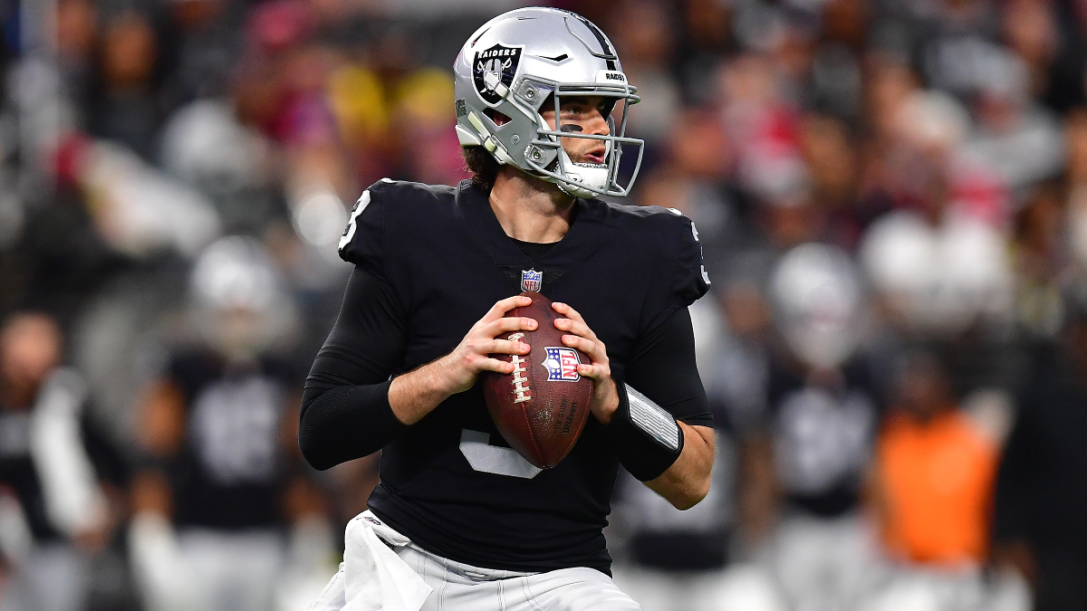 Las Vegas Raiders quarterback Jarrett Stidham