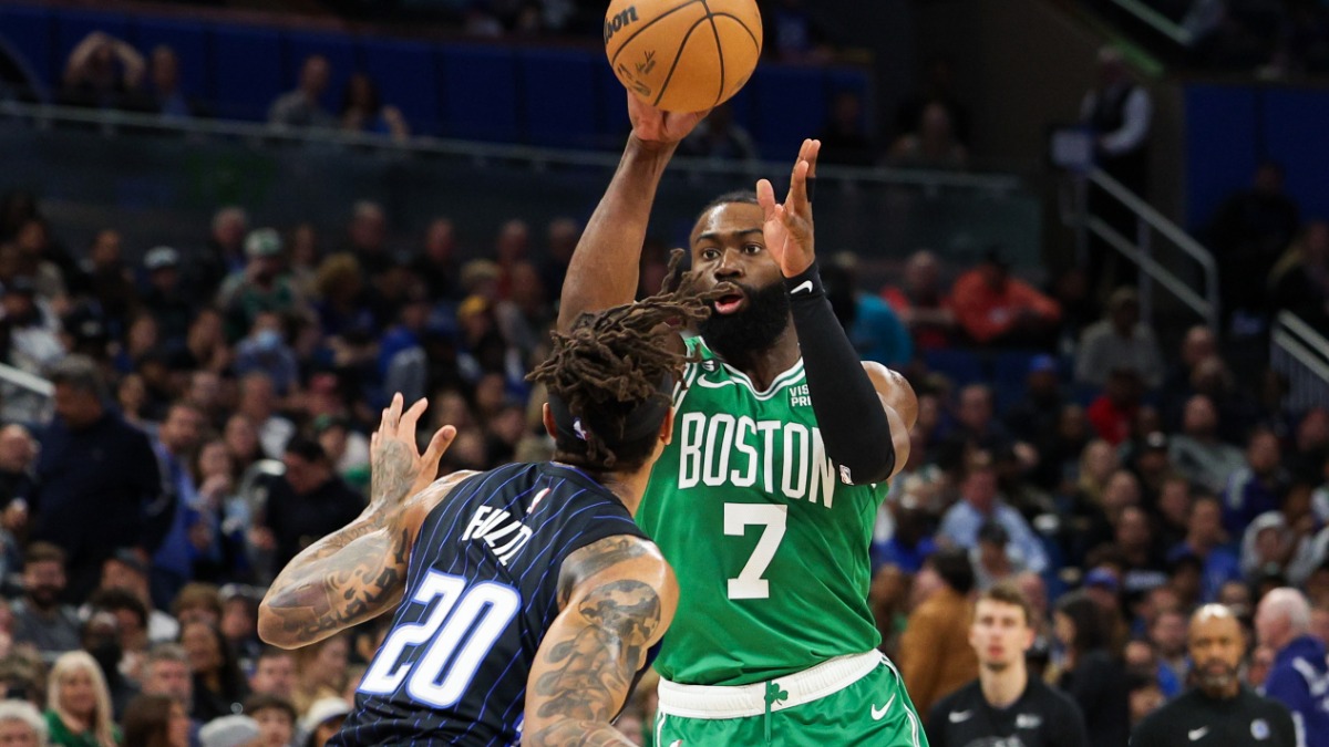 Boston Celtics guard Jaylen Brown