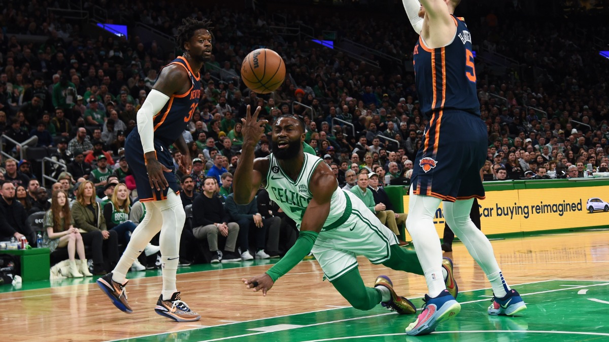 Boston Celtics guard Jaylen Brown