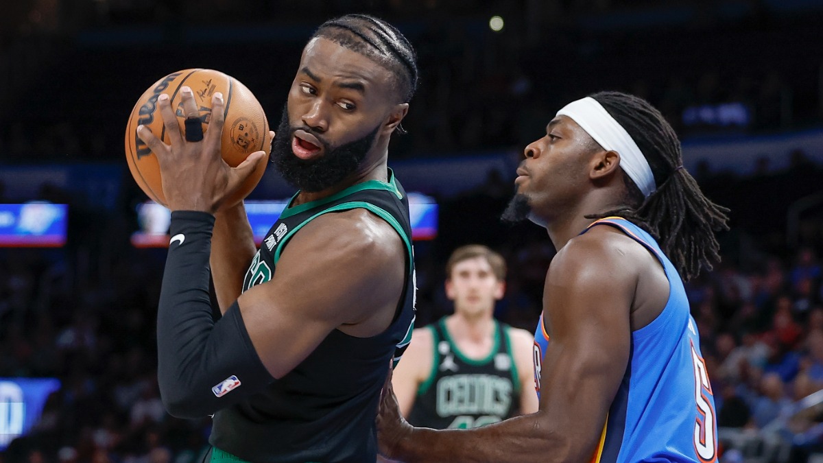 Boston Celtics guard Jaylen Brown