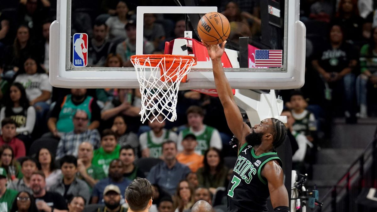 Boston Celtics guard Jaylen Brown