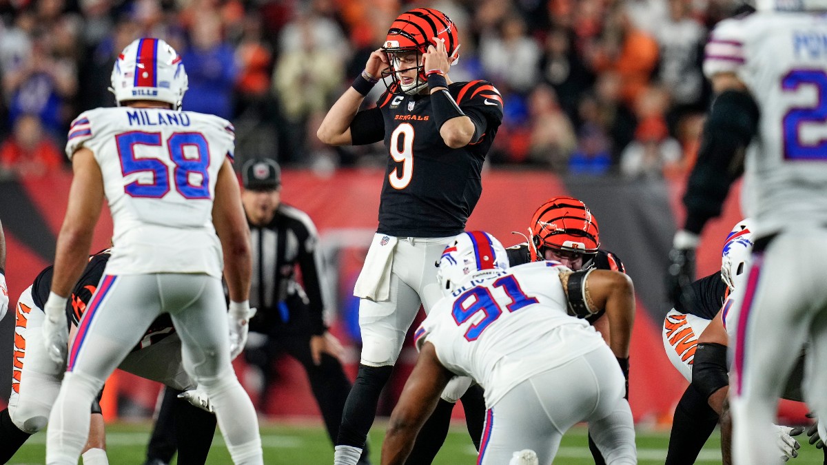 Cincinnati Bengals quarterback Joe Burrow