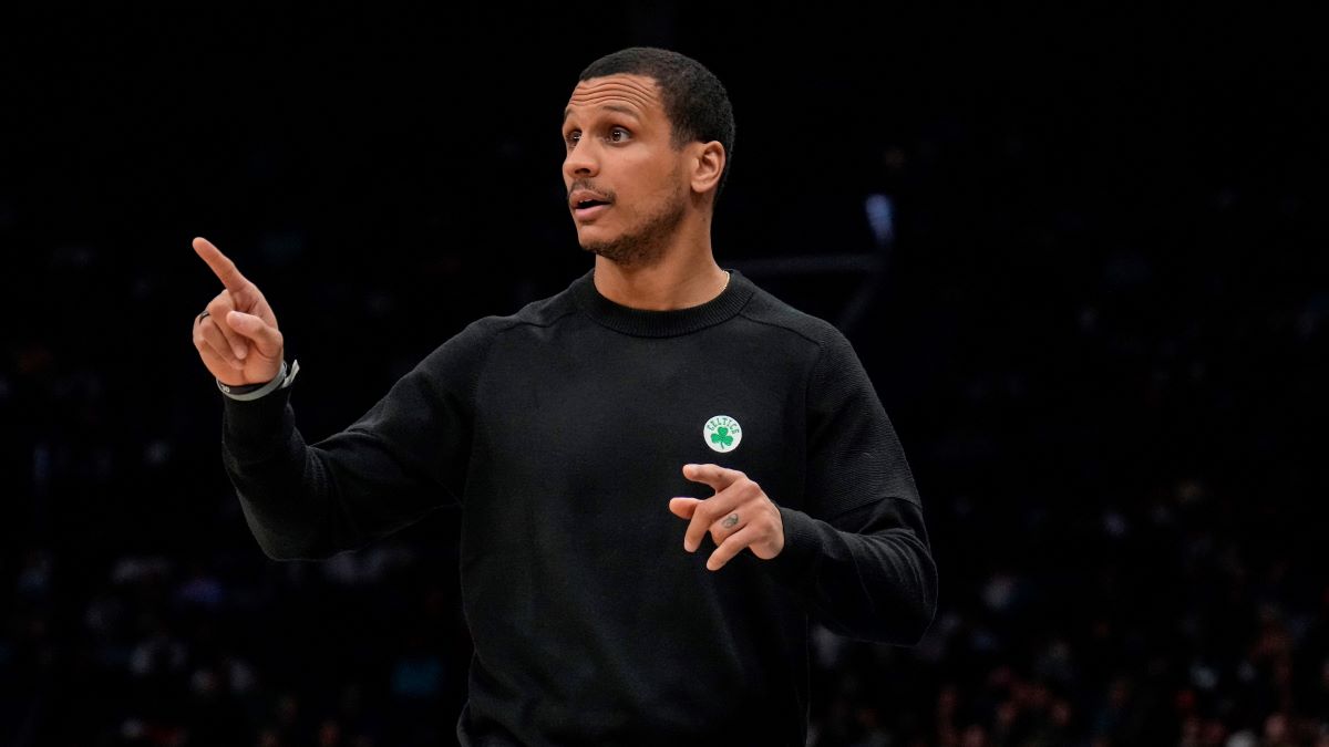 Celtics interim head coach Joe Mazzulla