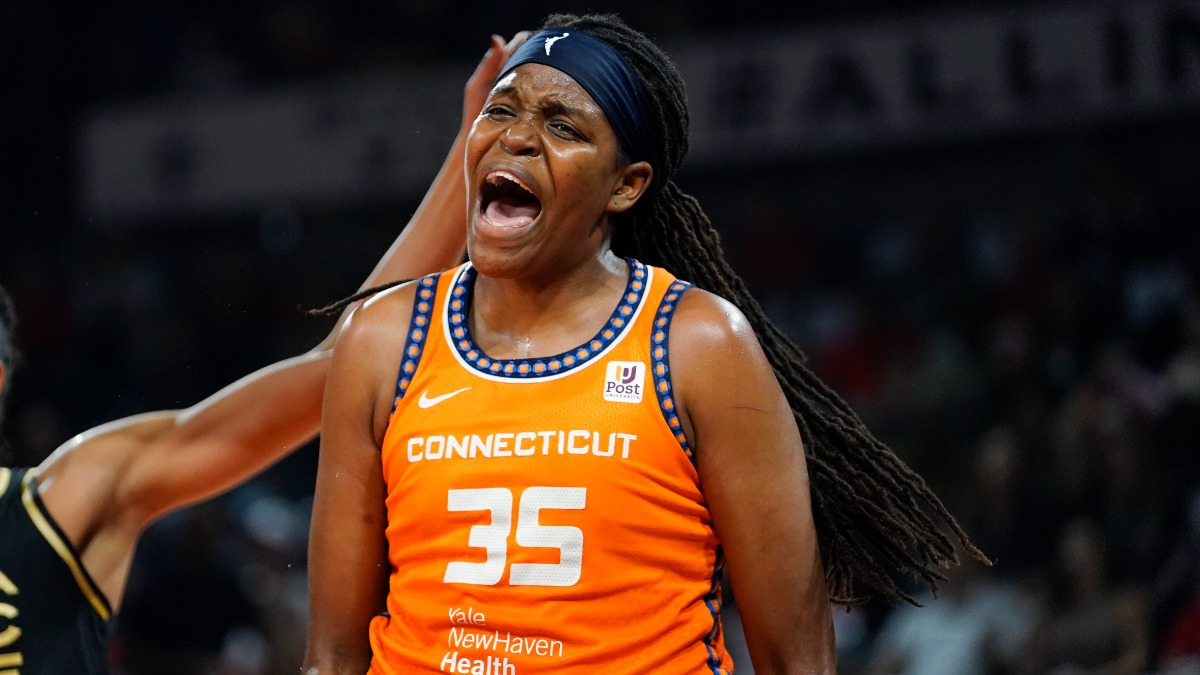 Connecticut Sun forward Jonquel Jones