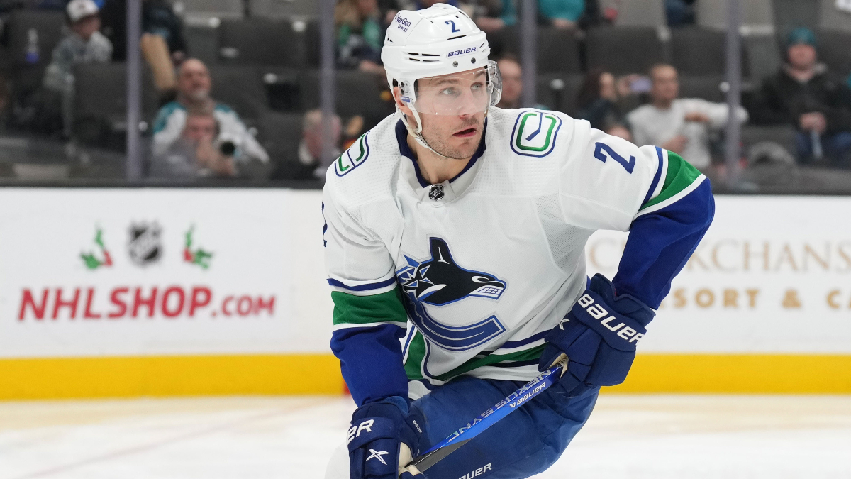 Vancouver Canucks defenseman Luke Schenn