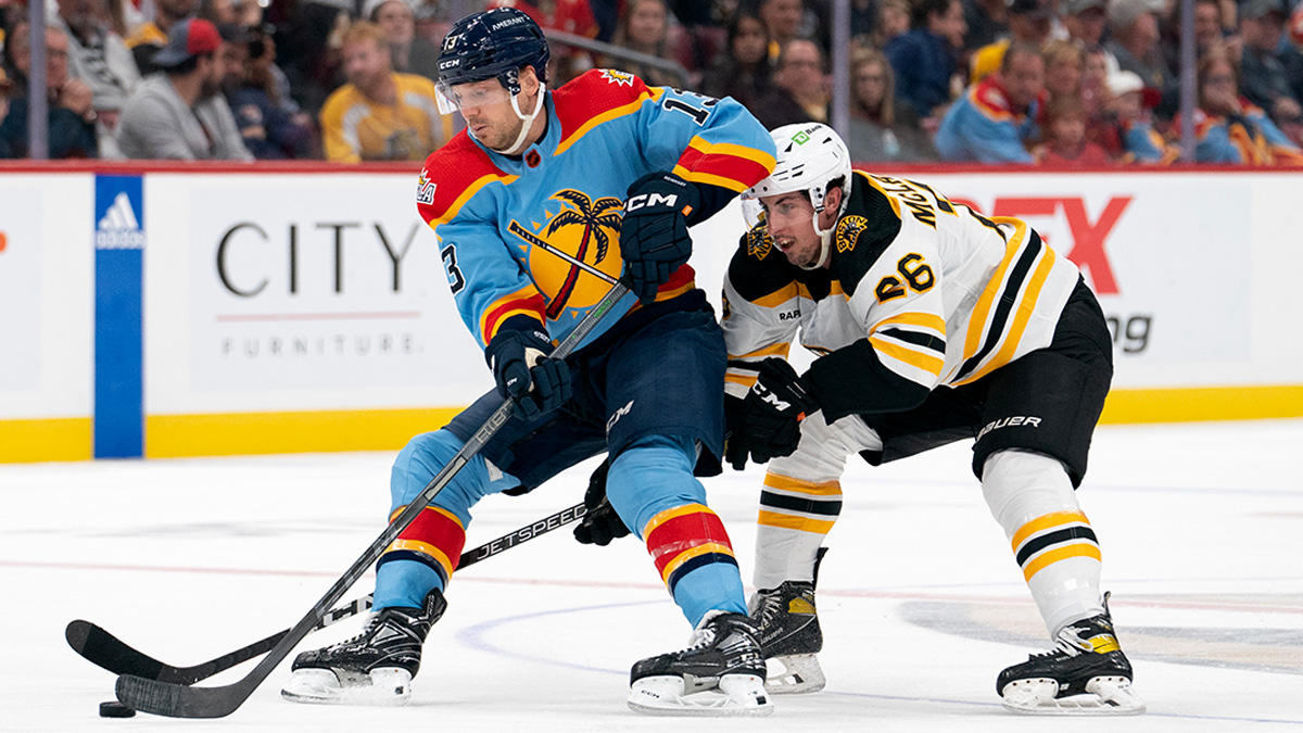 Boston Bruins forward Marc McLaughlin