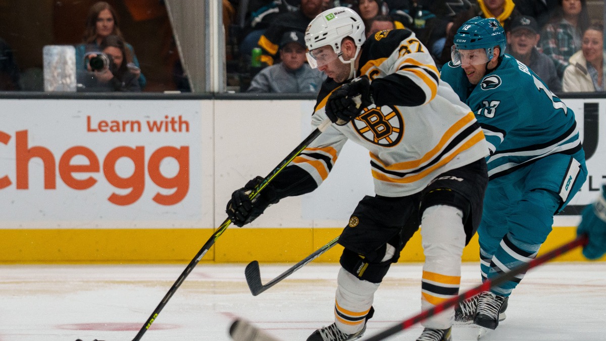 Boston Bruins center Patrice Bergeron