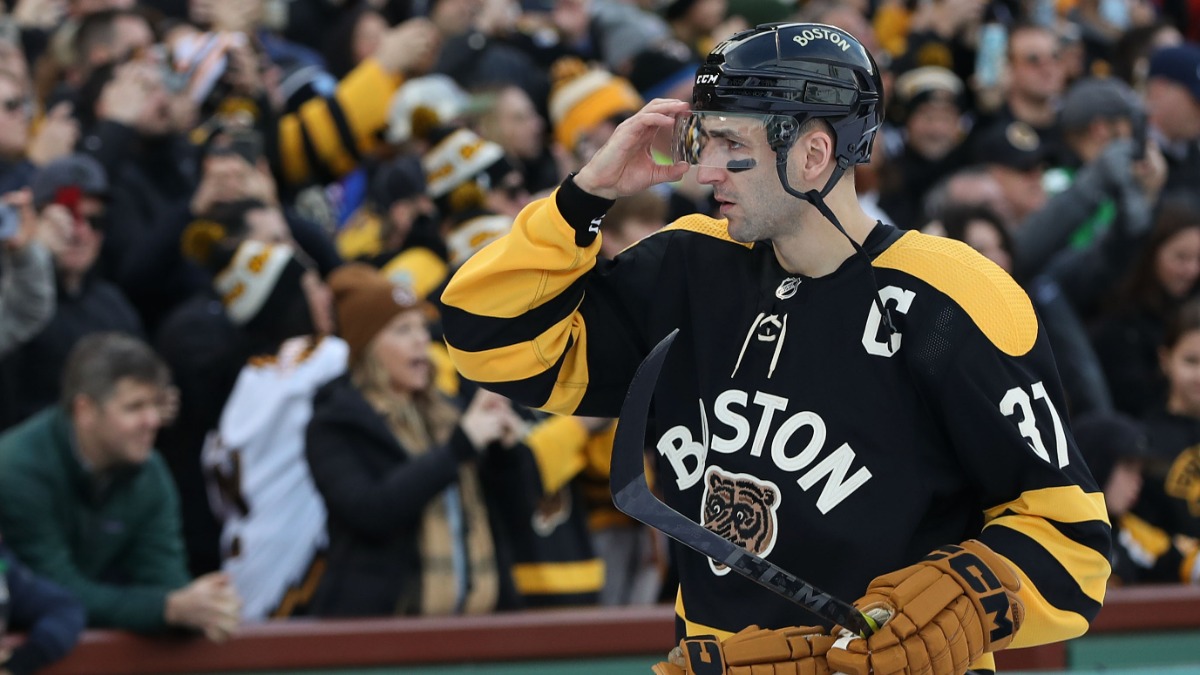 Boston Bruins center Patrice Bergeron