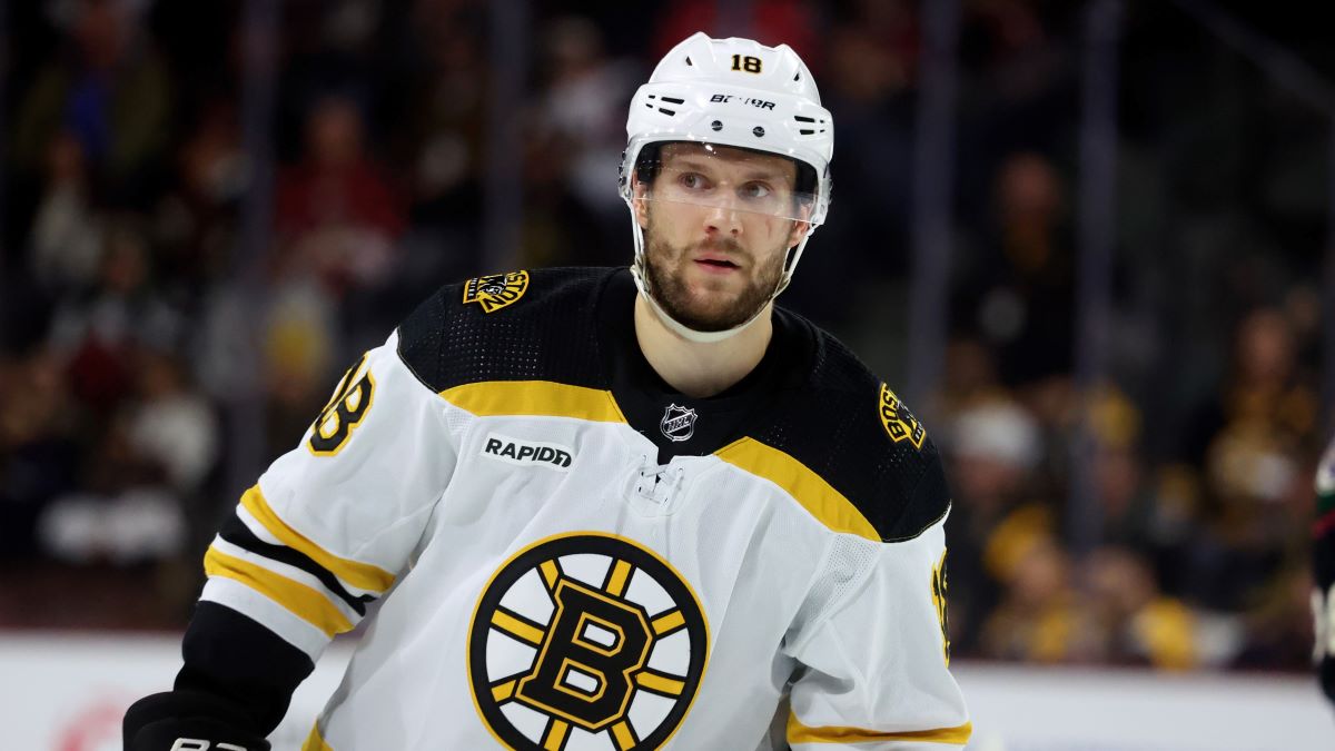 Boston Bruins forward Pavel Zacha