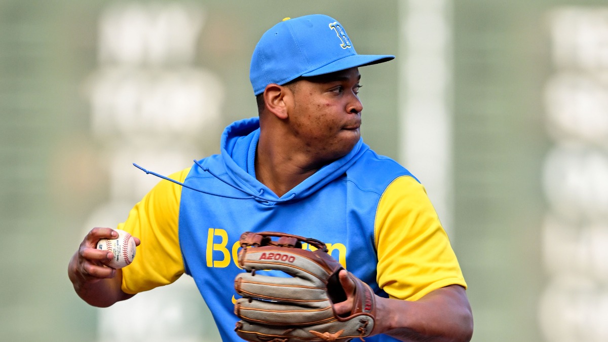 Boston Red Sox third baseman Rafael Devers