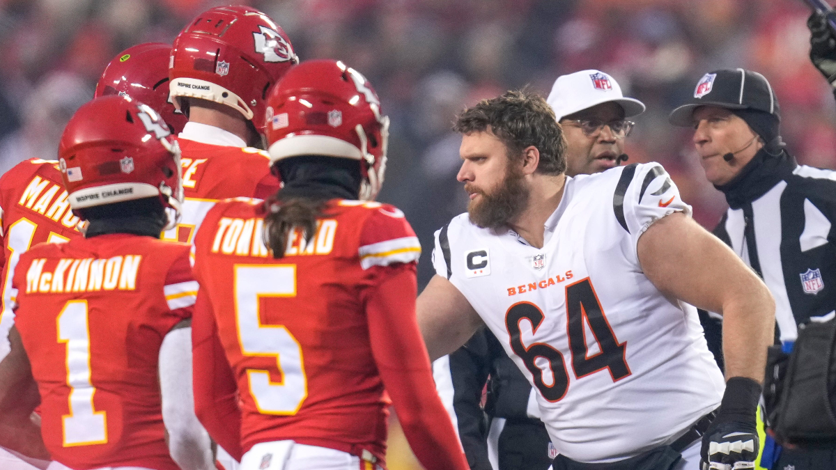 Cincinnati Bengals offensive lineman Ted Karras