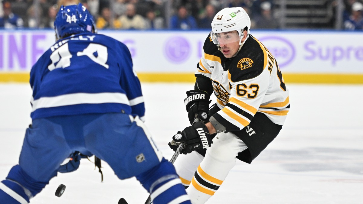 Boston Bruins forward Brad Marchand
