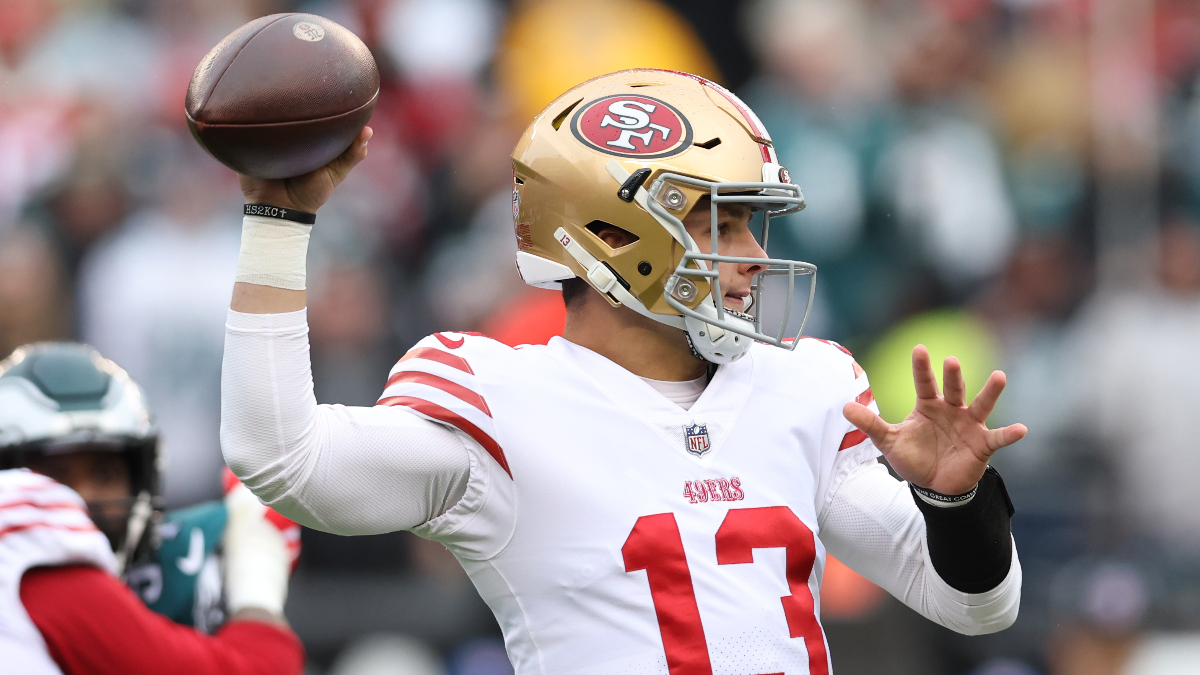 San Francisco 49ers quarterback Brock Purdy