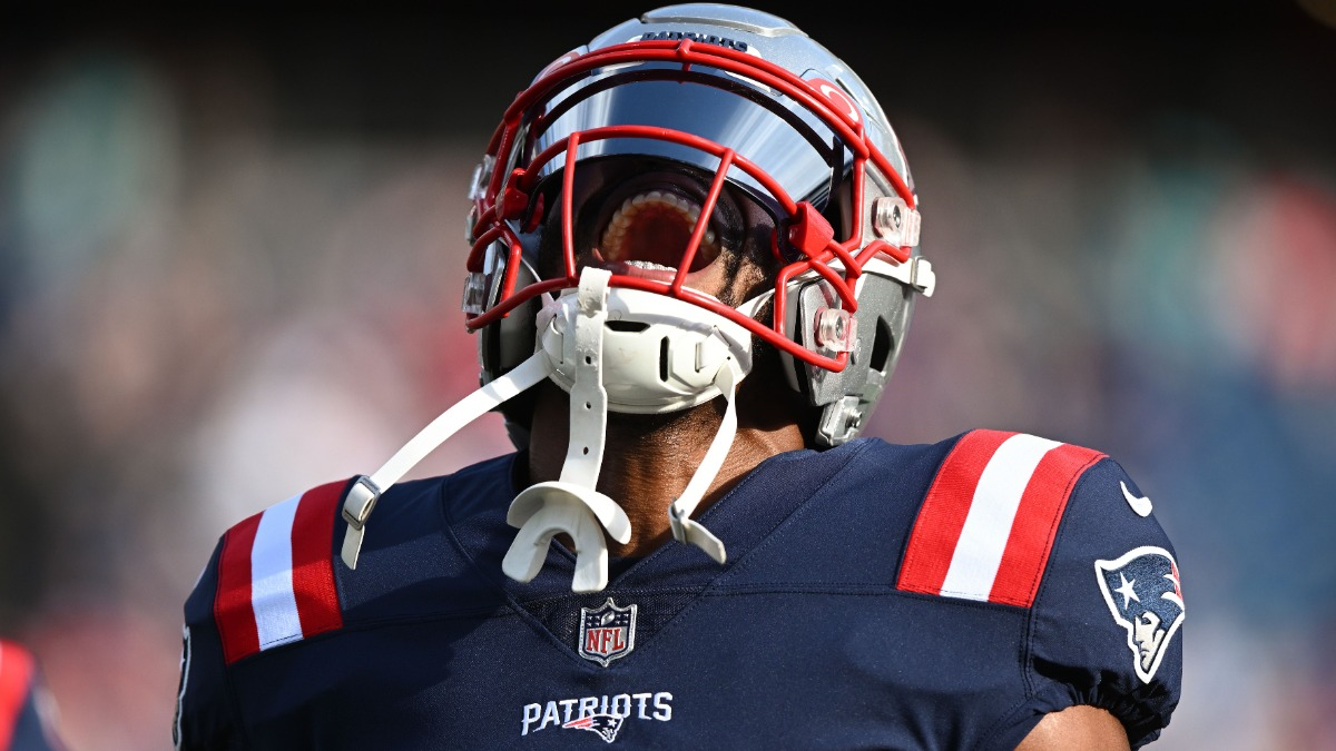 New England Patriots running back Damien Harris