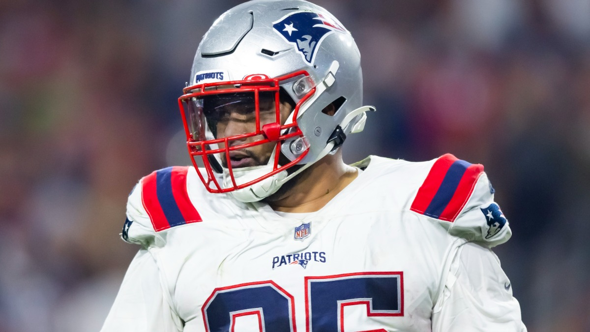 New England Patriots defensive lineman Daniel Ekuale