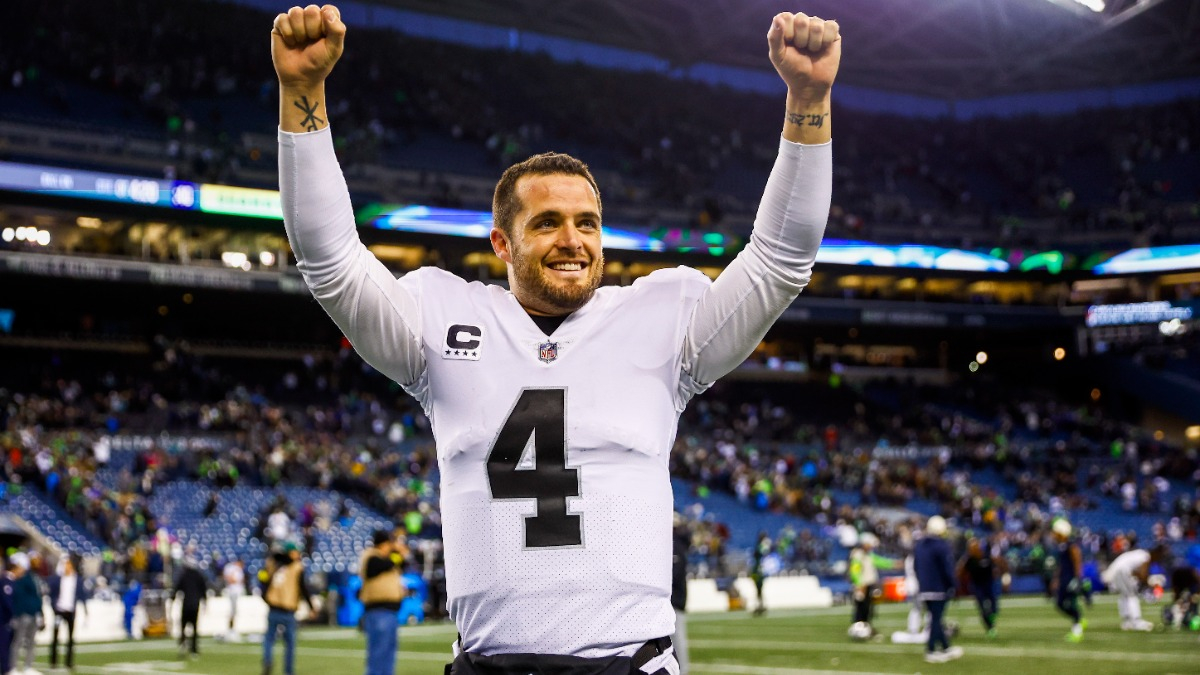Las Vegas Raiders quarterback Derek Carr
