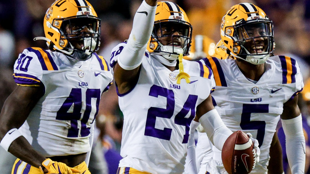 LSU cornerback Jarrick Bernard-Converse