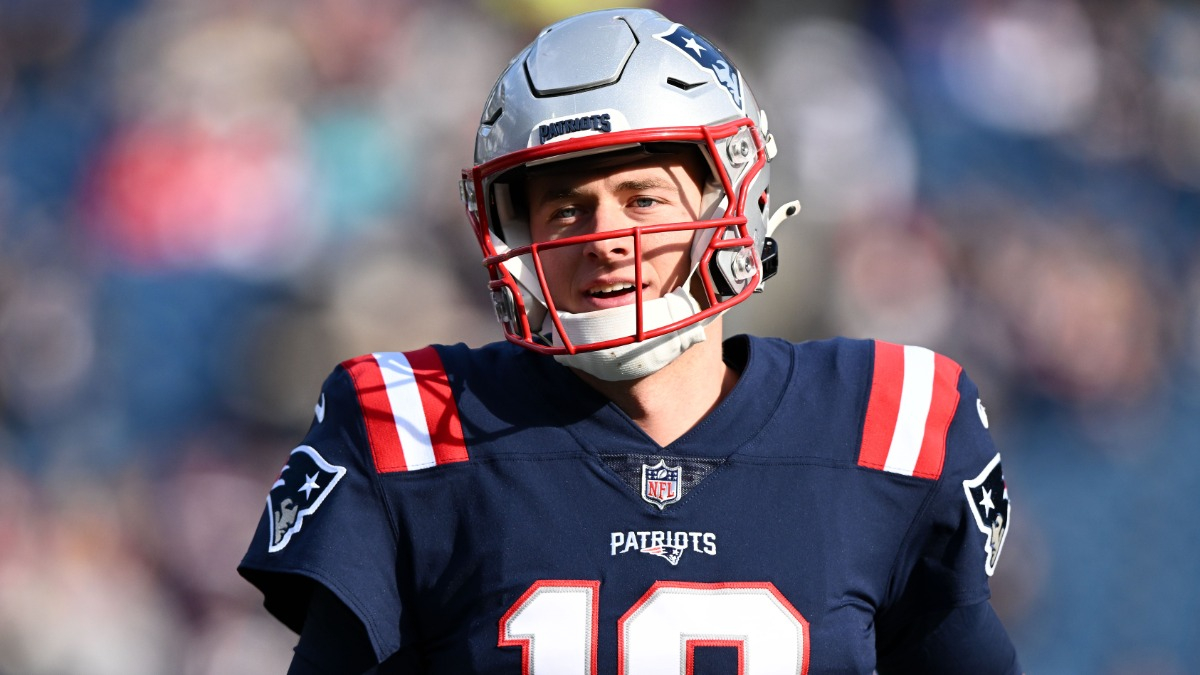 New England Patriots quarterback Mac Jones
