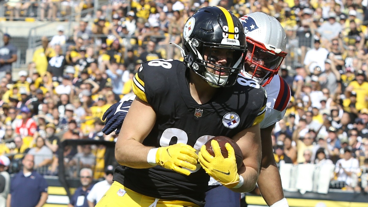 Pittsburgh Steelers tight end Pat Freiermuth