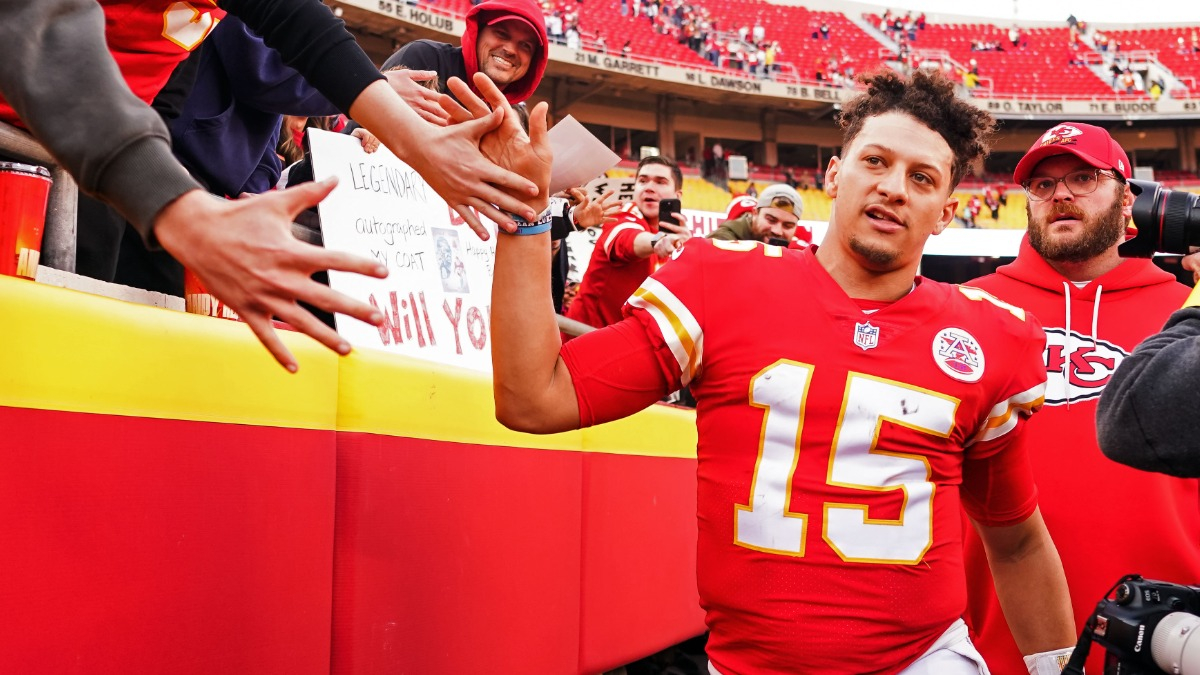 Kansas City Chiefs quarterback Patrick Mahomes