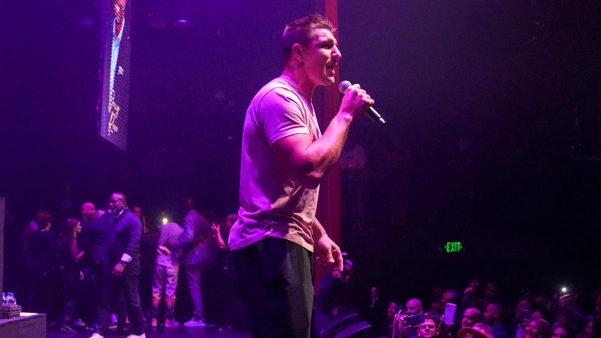Retired NFL tight end Rob Gronkowski