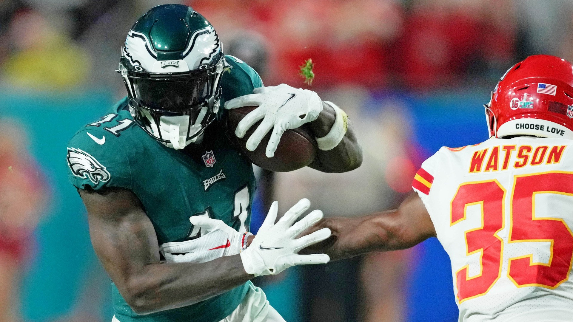 Philadelphia Eagles wide receiver A.J. Brown