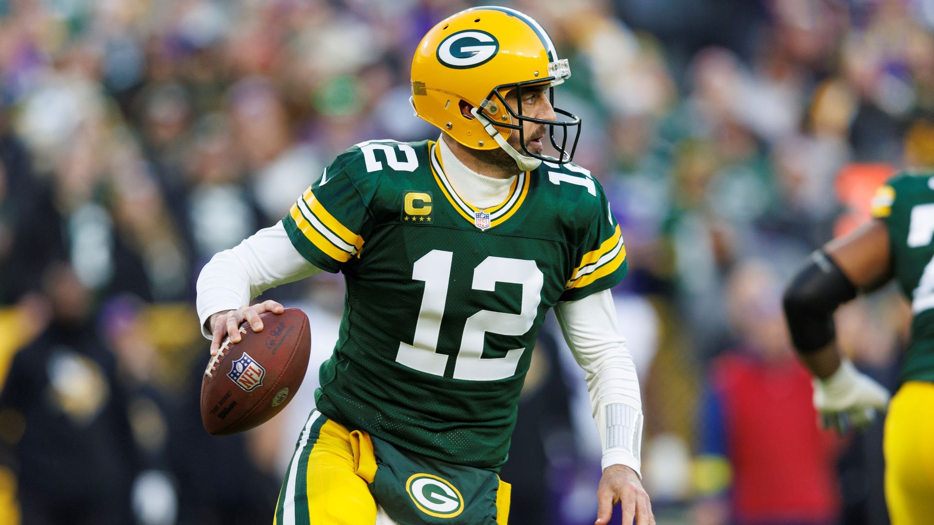 Green Bay Packers quarterback Aaron Rodgers