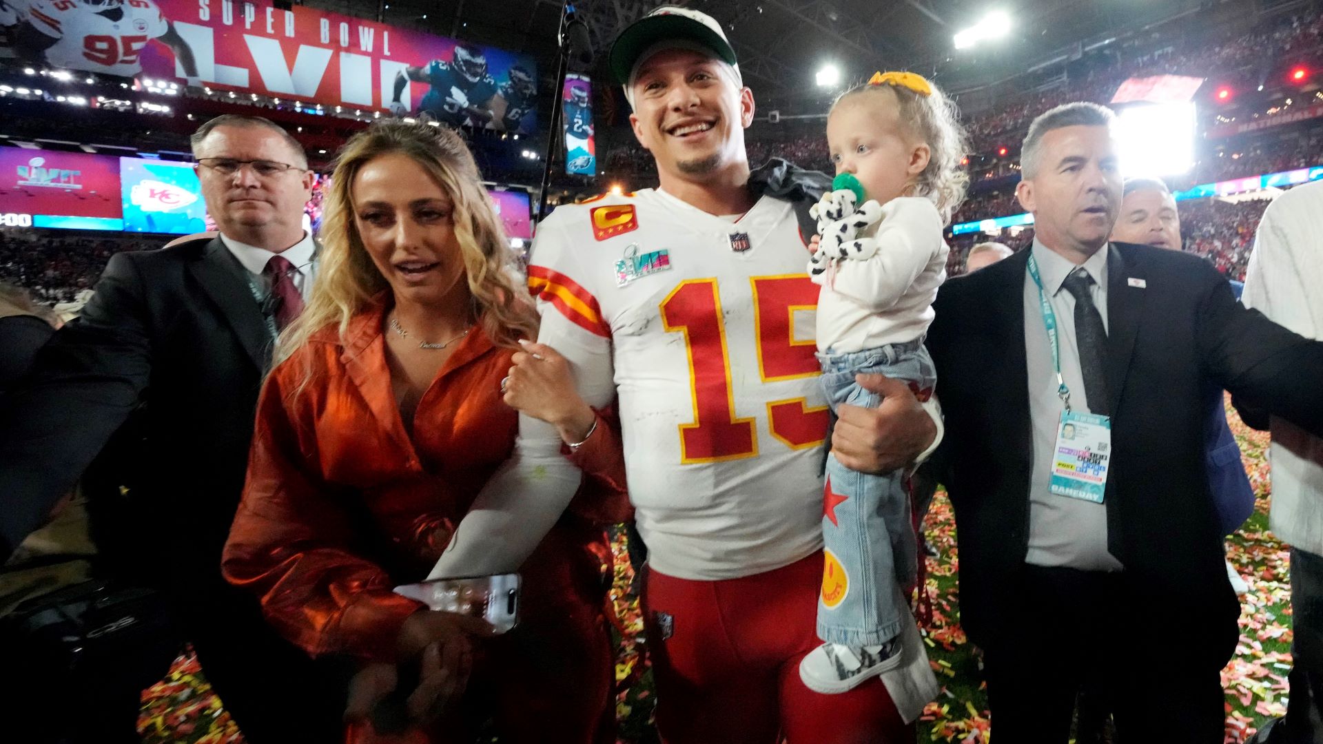 Brittany Mahomes and Kansas City Chiefs quarterback Patrick Mahomes