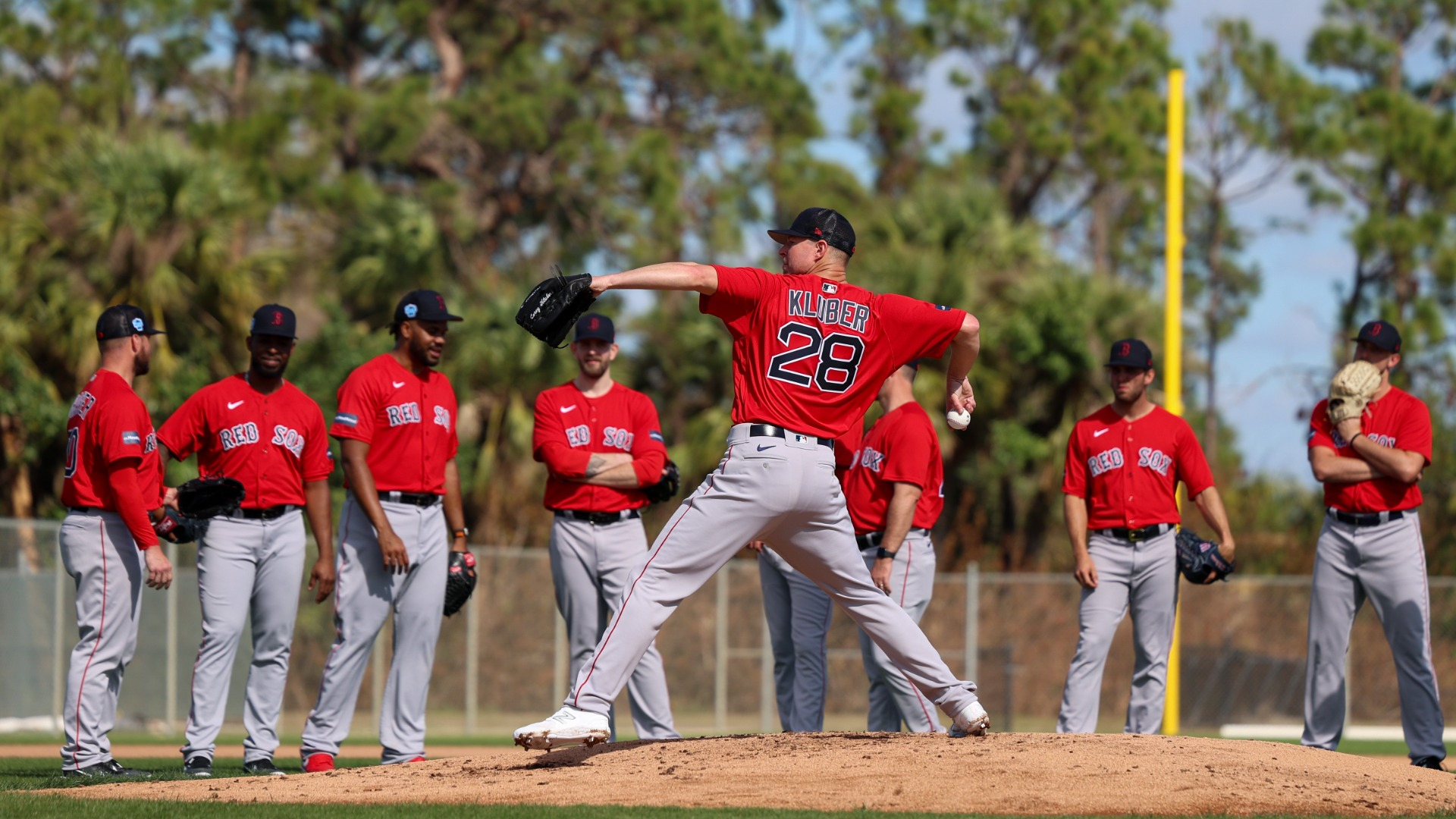 Boston Red Sox pitcher Corey Kluber